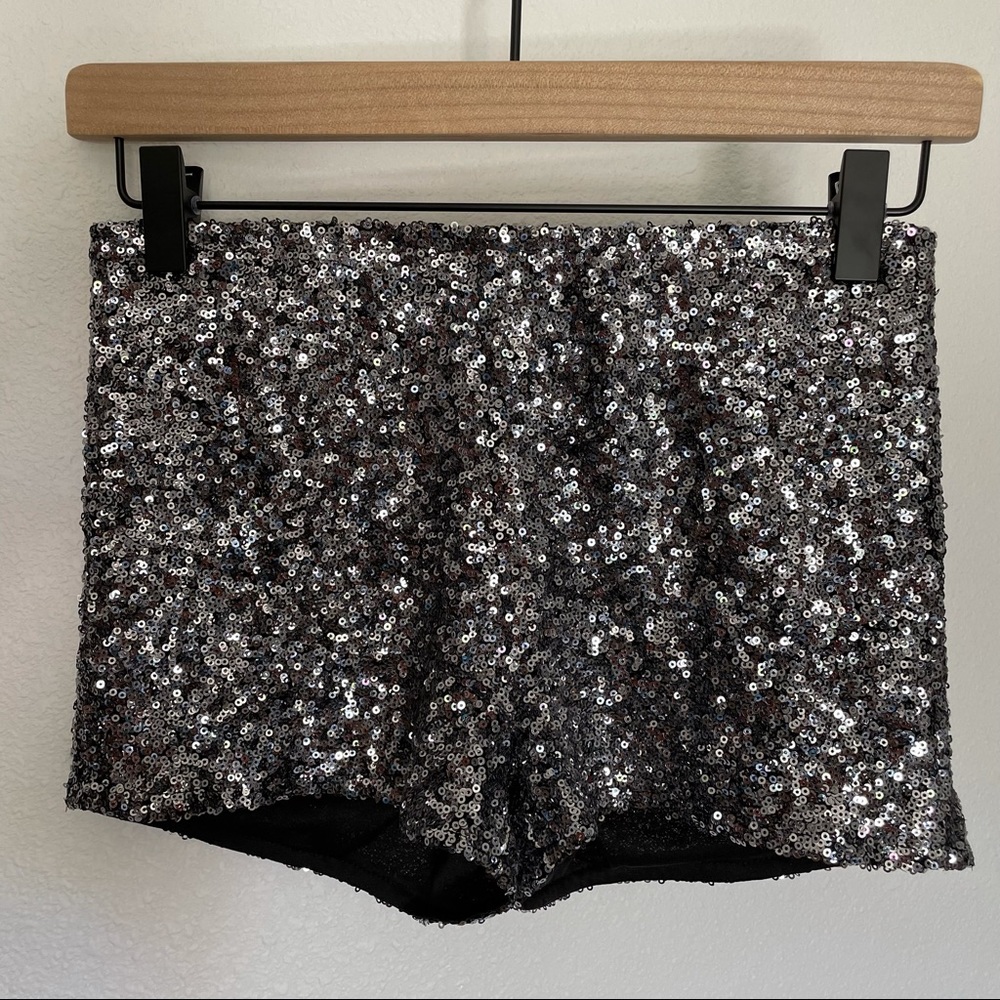 ALYTHEA SEQUIN SHORT SHORTS